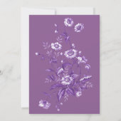 Elegant Trouw Uitnodiging Template (Achterkant)