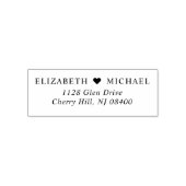 Elegant trouwadres  zelfinktende stempel (Design)