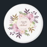 Elegant trouwde alleen maar met Floral Wedding | M Magneet<br><div class="desc">Voor verdere aanpassing,  te klikken gelieve de knoop "aanpassen"en ons ontwerphulpmiddel te gebruiken om deze sjabloon te wijzigen. Als de opties beschikbaar zijn,  kunt u tekst en afbeelding veranderen door eenvoudig op "te klikken geef/verwijder Tekst of Afbeelding hier"uit en voeg uw toe. Ontworpen door Freepik.</div>