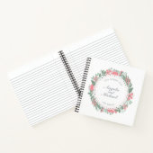 Elegant trouwde gewoon met Floral Wedding | Guestb Notitieboek (Binnen)