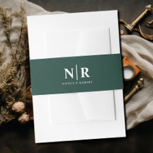 Elegant Trouweringsmonogram Gepersonaliseerd