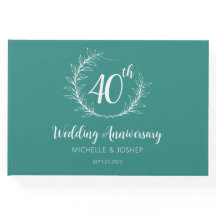 Elegant Trouwjubileum  Gastboek