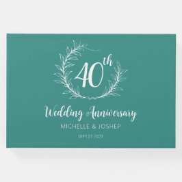 Elegant Trouwjubileum  Gastboek Gastenboek