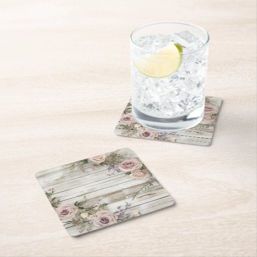 Elegant Trouwpapier Onderzetter (Insitu)