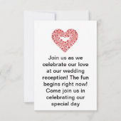 Elegant trouwsilhouet met  Golden Fram Kaart (Achterkant)