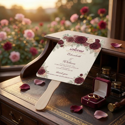 Elegant Trouwtijdlijn Programma Handwaaier