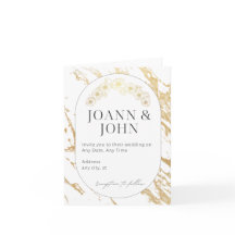 Elegant trouwuitnodiging