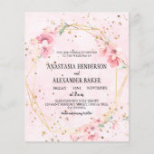 Elegant trouwuitnodiging. Flyer (Voorkant)