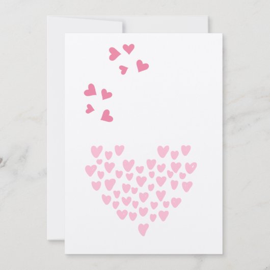 Elegant trouwuitnodiging kaart (Achterkant)