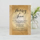 Elegant trouwuitnodiging kaart (Staand voorkant)