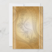 Elegant trouwuitnodiging kaart (Achterkant)