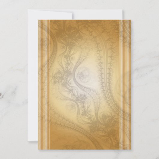 Elegant trouwuitnodiging kaart (Achterkant)