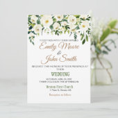 Elegant trouwuitnodiging kaart (Staand voorkant)