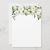 Elegant trouwuitnodiging kaart (Achterkant)