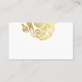 Elegant trouwwebsite Plaats kaart Plaatskaartje (Achterkant)