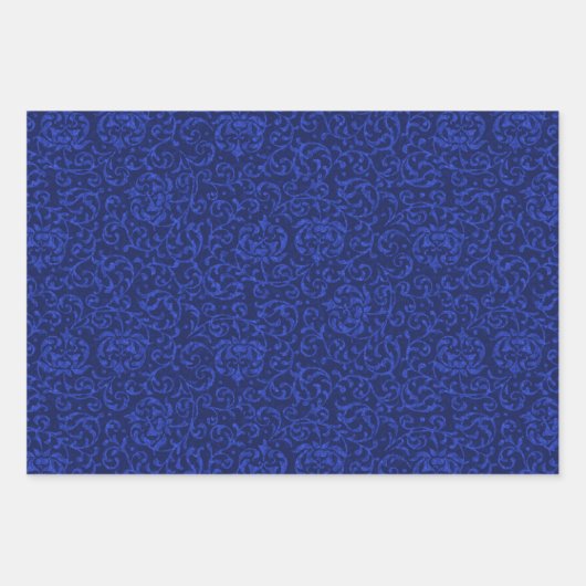 Elegant Tudor Roos Damask Inpakpapier Vel (Voorkant 2)