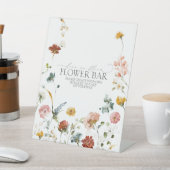 Elegant Tuin Bloemen Vrijgezellenfeest Bloemenbar Reclamebord Met Voetstuk (Insitu)