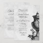 Elegant tuin in één keer kaart (Voorkant / Achterkant)