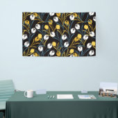 Elegant Tulip Floral Pattern  Spandoek (Beurs)