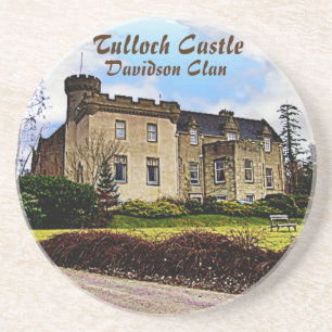 Elegant Tulloch Castle - Scottish Davidson Clan Zandsteen Onderzetter