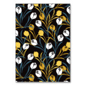 Elegant tulp bloemenpatroon kaart (Voorkant)