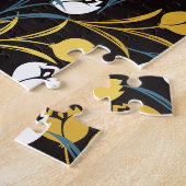 Elegant tulp bloemenpatroon legpuzzel (Zijkant)