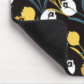 Elegant tulp bloemenpatroon muismat (Hoek)