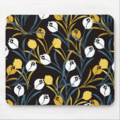 Elegant tulp bloemenpatroon muismat (Voorkant)