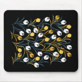 Elegant tulp bloemenpatroon muismat (Voorkant)