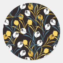 Elegant tulp bloemenpatroon