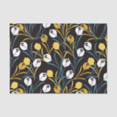 Elegant tulp bloemenpatroon tissuepapier (Voorkant)