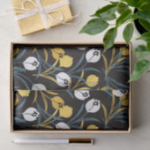Elegant tulp bloemenpatroon tissuepapier (Geschenk)