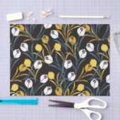 Elegant tulp bloemenpatroon tissuepapier (Craft)