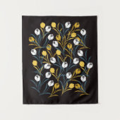 Elegant tulp bloemenpatroon wandkleed (Voorkant)