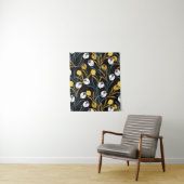 Elegant tulp bloemenpatroon wandkleed (In situ)