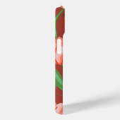 Elegant Tulp Bloempatroon – Rood & Perzik Lente Case-Mate iPhone Case (Achterkant / Rechts)