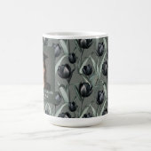 Elegant tulp patroon begin oefening magische mok (Midden)
