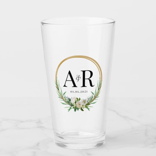 Elegant Tumbler voor bruiloft en Jubileum (Voorkant)