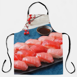 Elegant Tuna Sushi Apron – Japanese Style Charm Schort