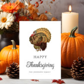 Elegant Turkije Vriendschapsdiner Kaart