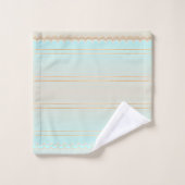Elegant Turquoise Beach Bath Towel Set Bad Handdoek (Wasdoekje)