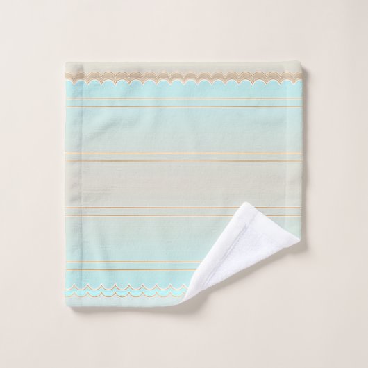 Elegant Turquoise Beach Bath Towel Set Bad Handdoek (Wasdoekje)