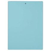 Elegant Turquoise bloemenklembord  Klembord (Achterkant)