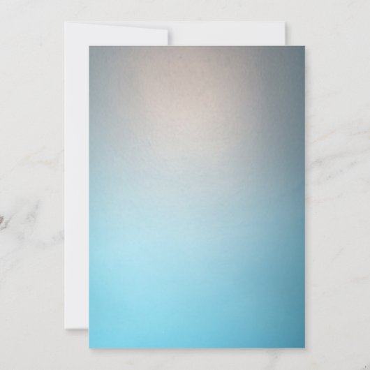 Elegant Turquoise Gold Script Wedding Kaart (Achterkant)