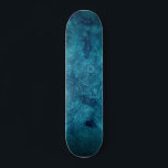 Elegant Turquoise Mandala Waterverf Patroon Persoonlijk Skateboard<br><div class="desc">Elegante Spirituele Turquoise Aqua Blue Mandala Floral Waterverf Pattern.</div>