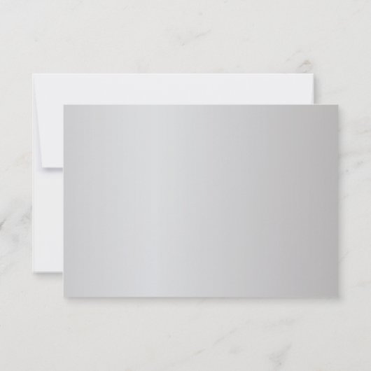 Elegant Turquoise & Silver Florid Wedding Design Save The Date (Achterkant)