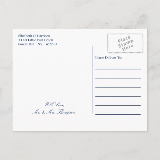 Elegant Turquoise snijdt strand sparen de Datum Aankondigingskaart (Achterkant)