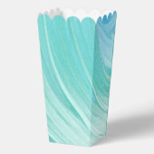 Elegant Turquoise Tides Beach Wedding Bedankdoosjes (Achterkant)