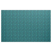 Elegant turquoise tooled leather  stof (Yard (91,4 cm))