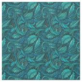 Elegant turquoise tooled leather  stof (Swatch)